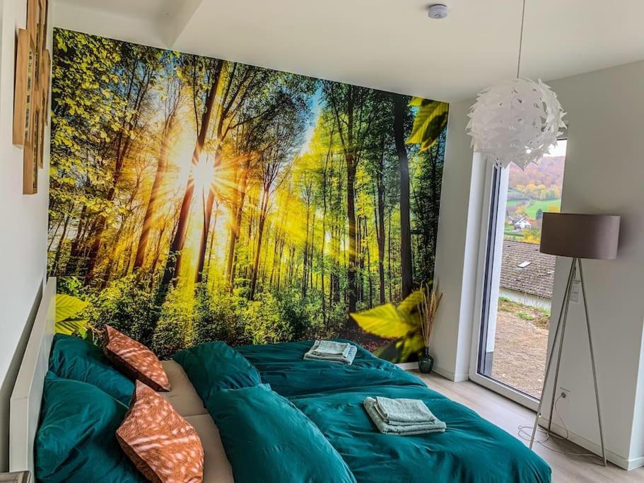 Modernes Doppelzimmer Friedewald Rhoenblick 외부 사진